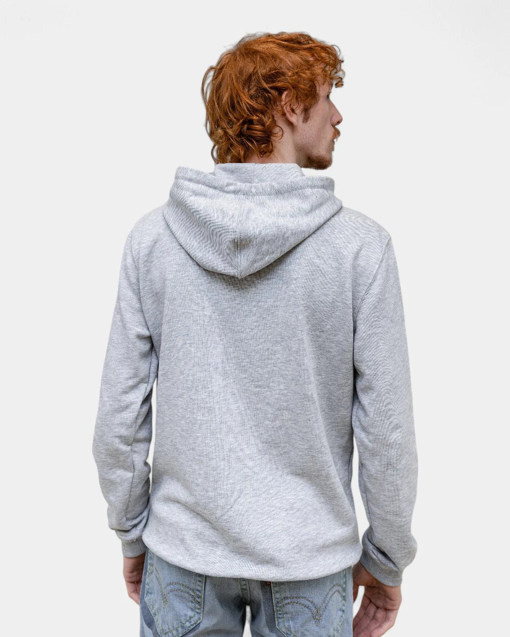 Męska bluza z kapturem na zamek Made in France z logo - 10
