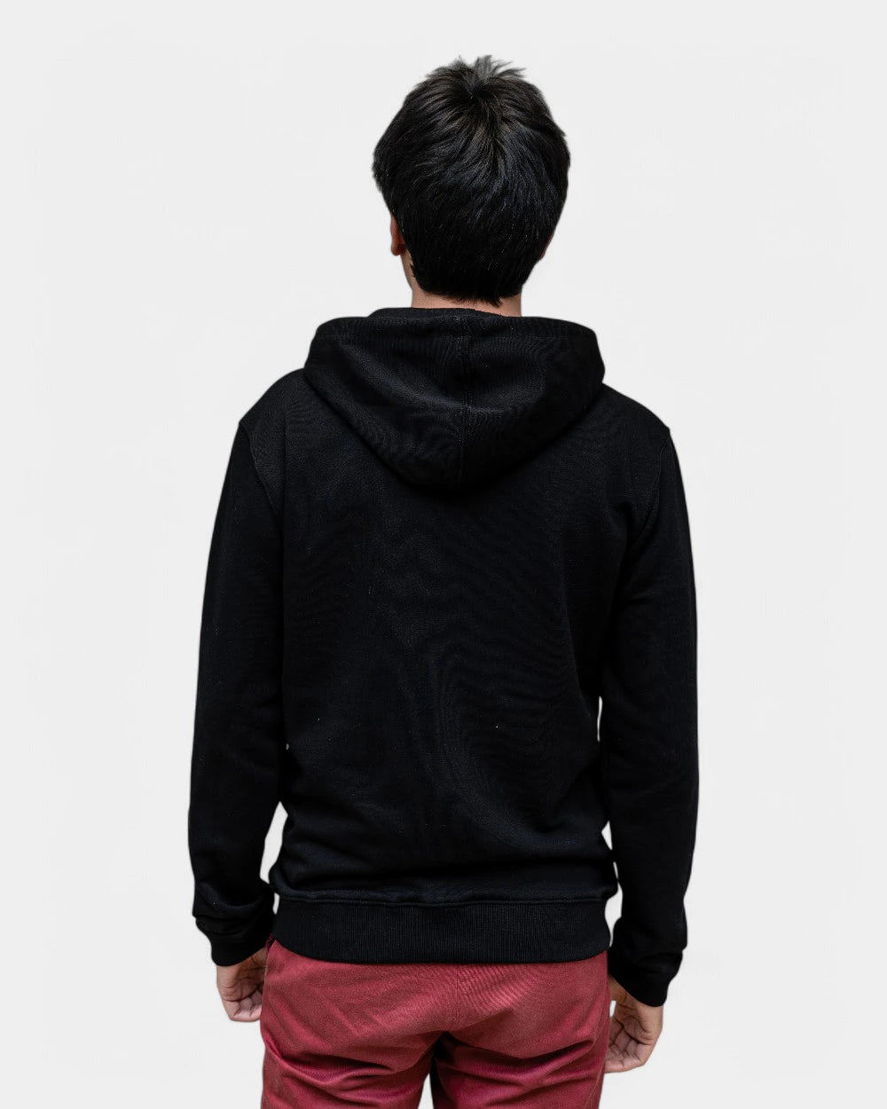 Męska bluza z kapturem na zamek Made in France z logo - 16