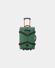 Torba podróżna trolley z poliestru z recyklingu 55 cm z nadrukiem - Zieleń wiązu