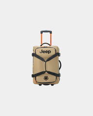 Torba podróżna trolley z poliestru z recyklingu 55 cm z nadrukiem - Ciepły piasek