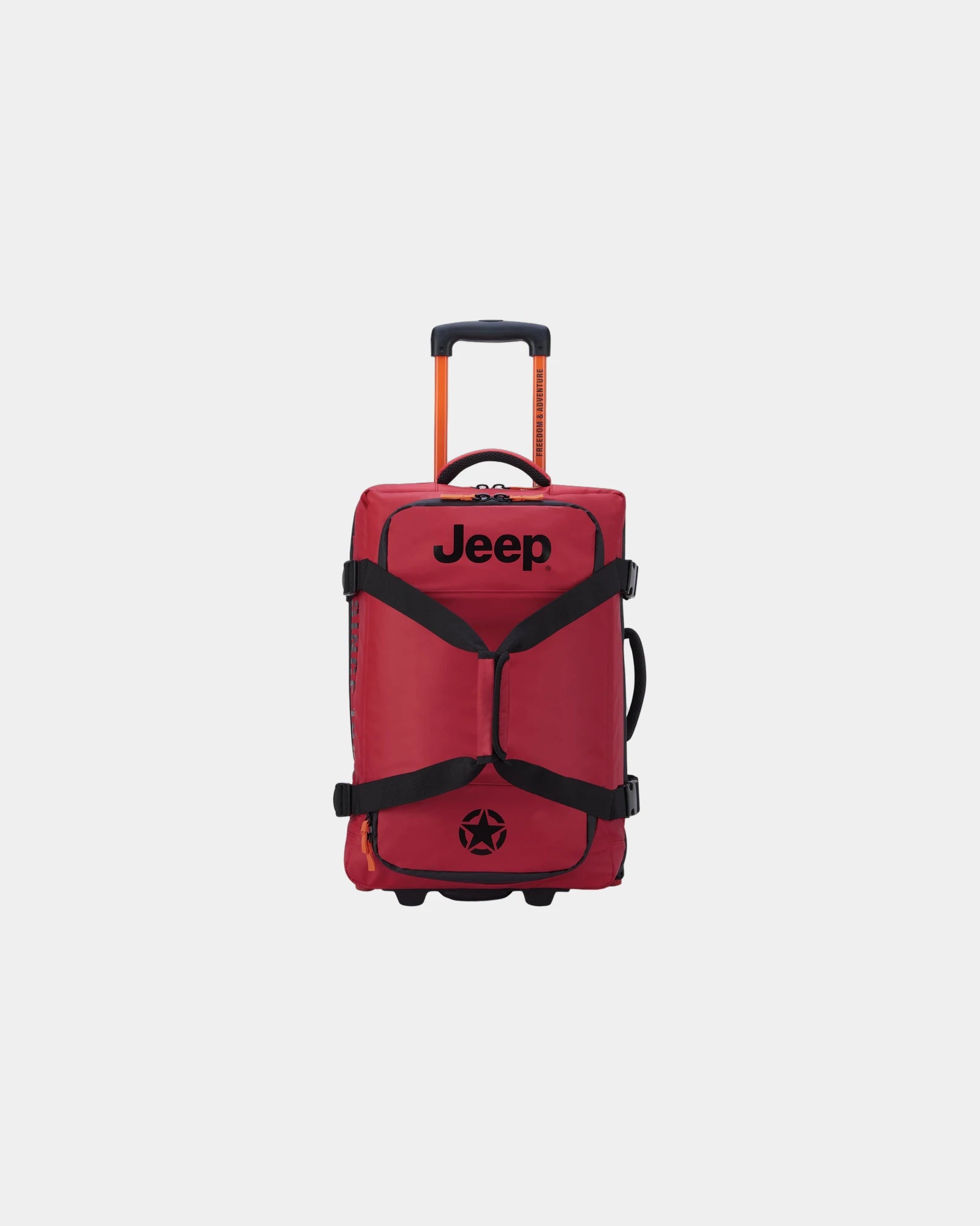 Torba podróżna trolley z poliestru z recyklingu 55 cm z nadrukiem - Pomidorowy