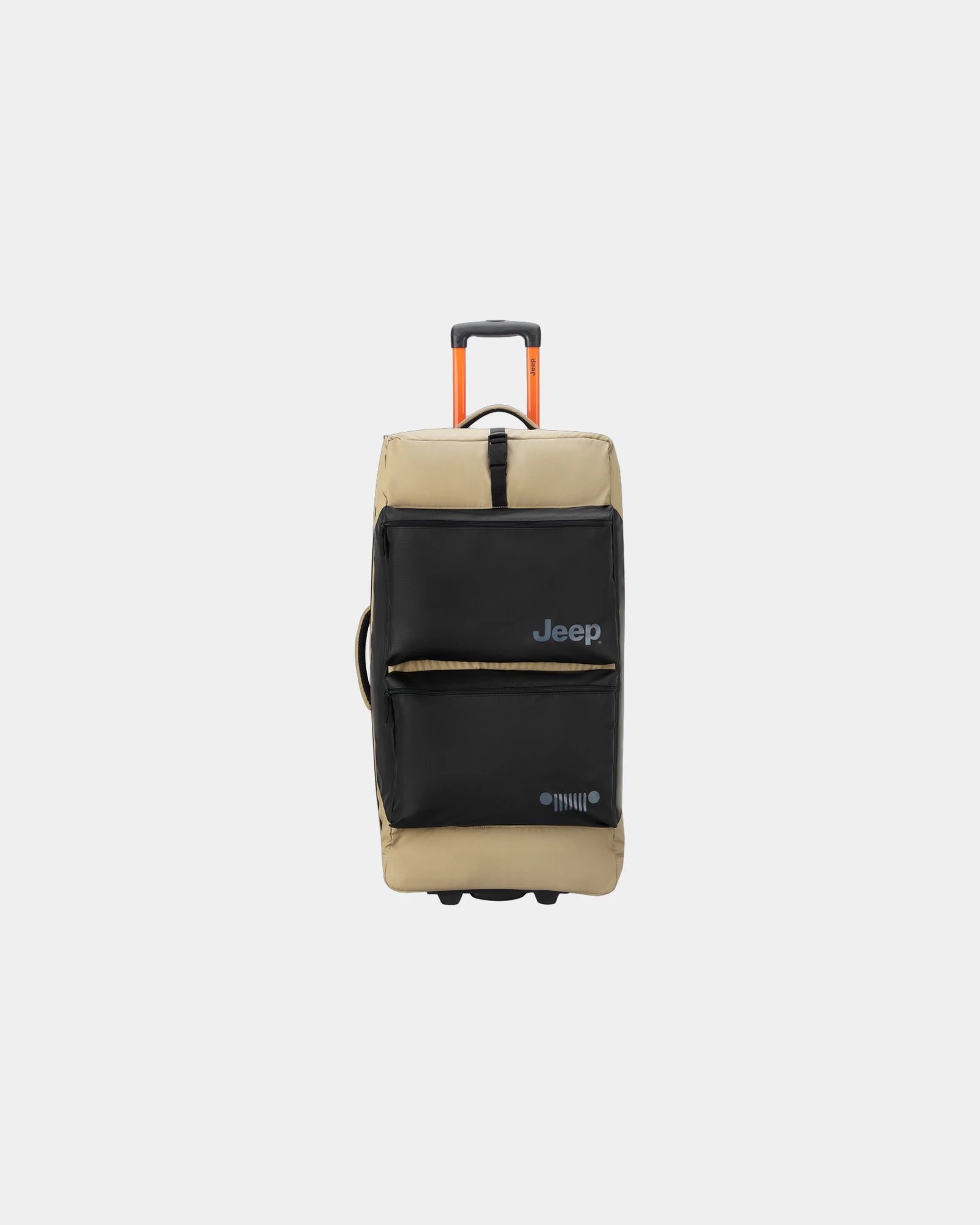 Torba podróżna trolley z poliestru z recyklingu 82 cm z nadrukiem - Ciepły piasek