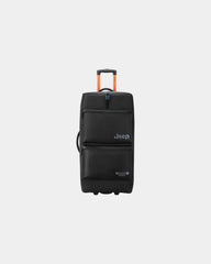 Torba podróżna trolley z poliestru z recyklingu 82 cm z nadrukiem - Czarny