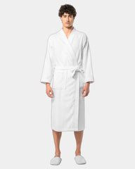 Szlafrok kimono z bawełny frotte 400 g/m² z nadrukiem - 5