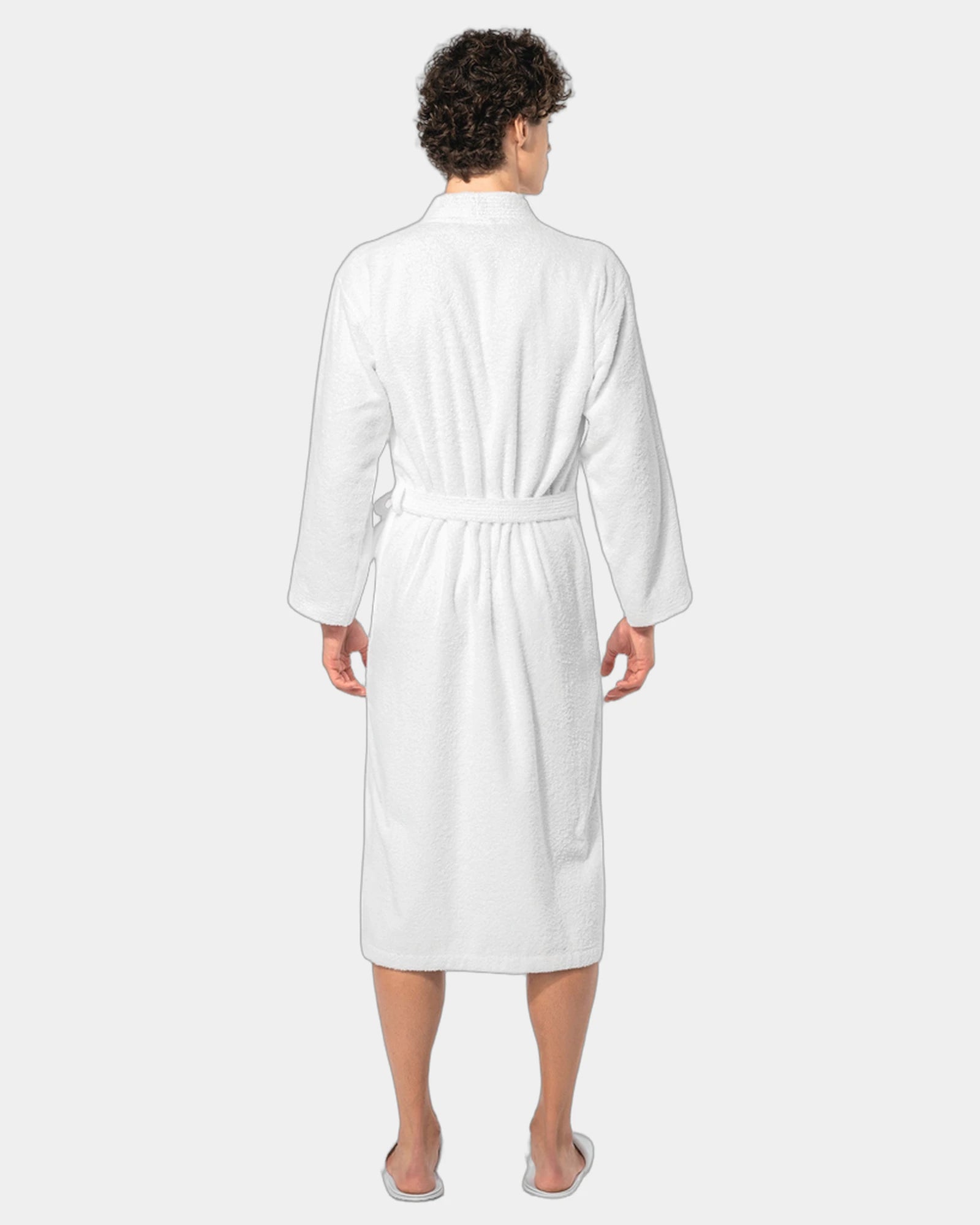 Szlafrok kimono z bawełny frotte 400 g/m² z nadrukiem - 6