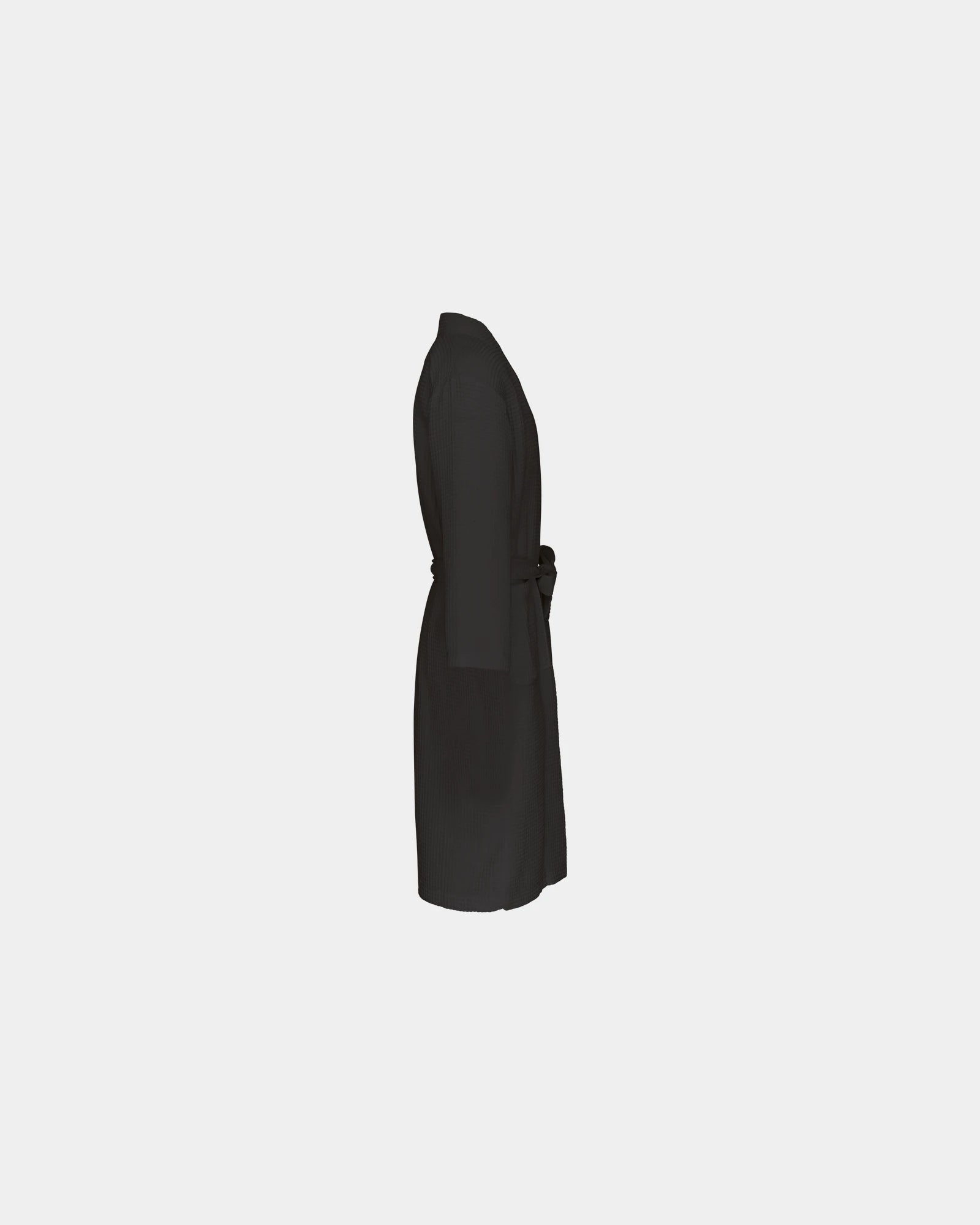 Szlafrok kimono z bawełny o splocie plaster miodu z nadrukiem - 2