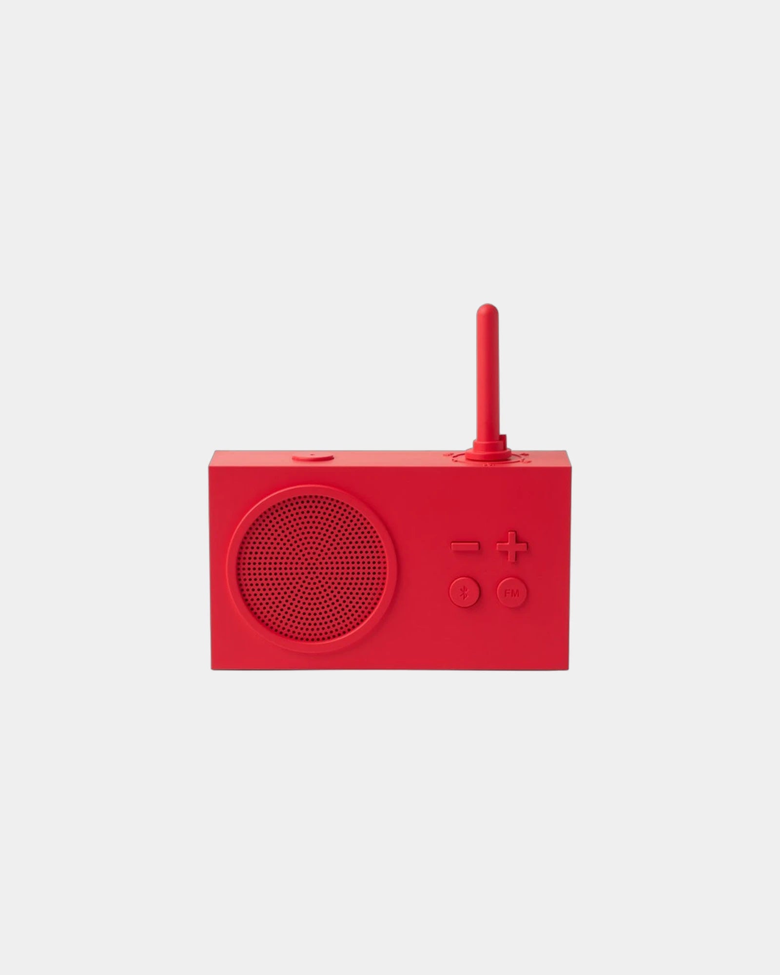 Głośnik Bluetooth® Lexon Tykho 3 odporny na zachlapania z nadrukiem - Czerwony