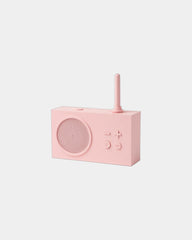Głośnik Bluetooth® Lexon Tykho 3 odporny na zachlapania z nadrukiem - Różowy