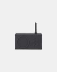 Głośnik Bluetooth® Lexon Tykho 3 odporny na zachlapania z nadrukiem - Czarny
