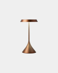 Lampa stołowa Lexon Steli Lounge Dome, aluminiowa, z nadrukiem - Brązowy