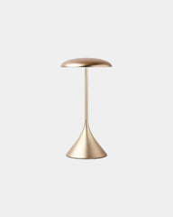 Lampa stołowa Lexon Steli Lounge Dome, aluminiowa, z nadrukiem - Złoty