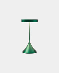 Lampa stołowa Lexon Steli Lounge Dome, aluminiowa, z nadrukiem - Ciemnozielony