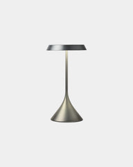 Lampa stołowa Lexon Steli Lounge Dome, aluminiowa, z nadrukiem - Grafitowy
