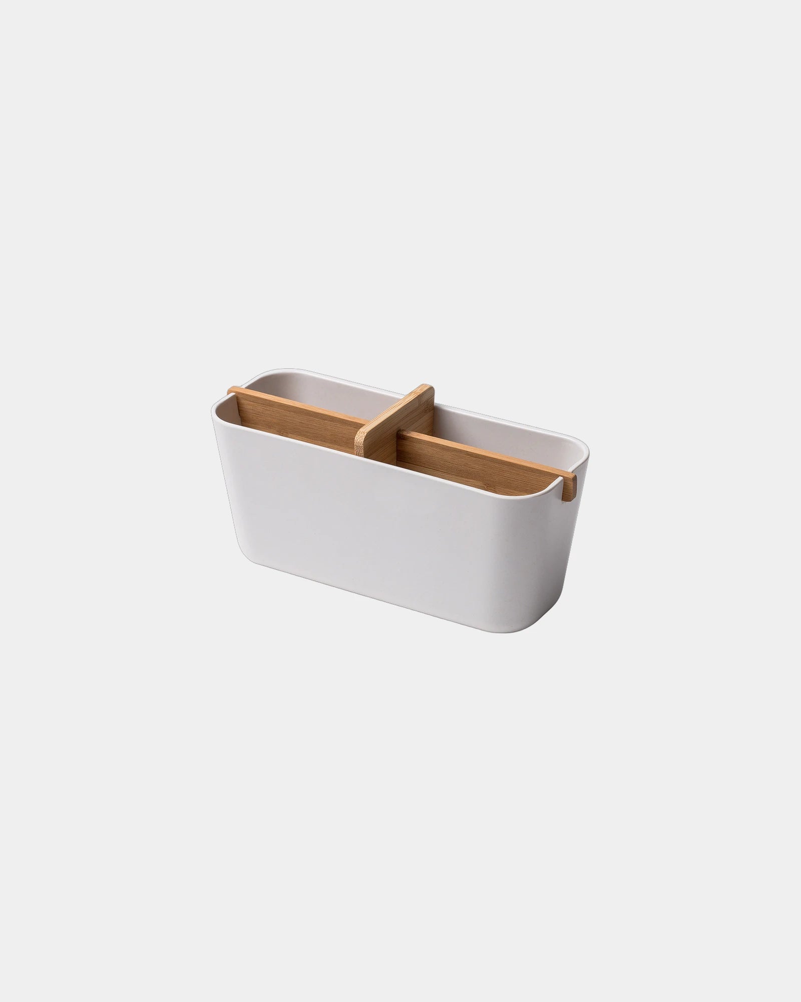 Rangement salle de bain bambou Lexon Zen Large Cup à personnaliser - 1