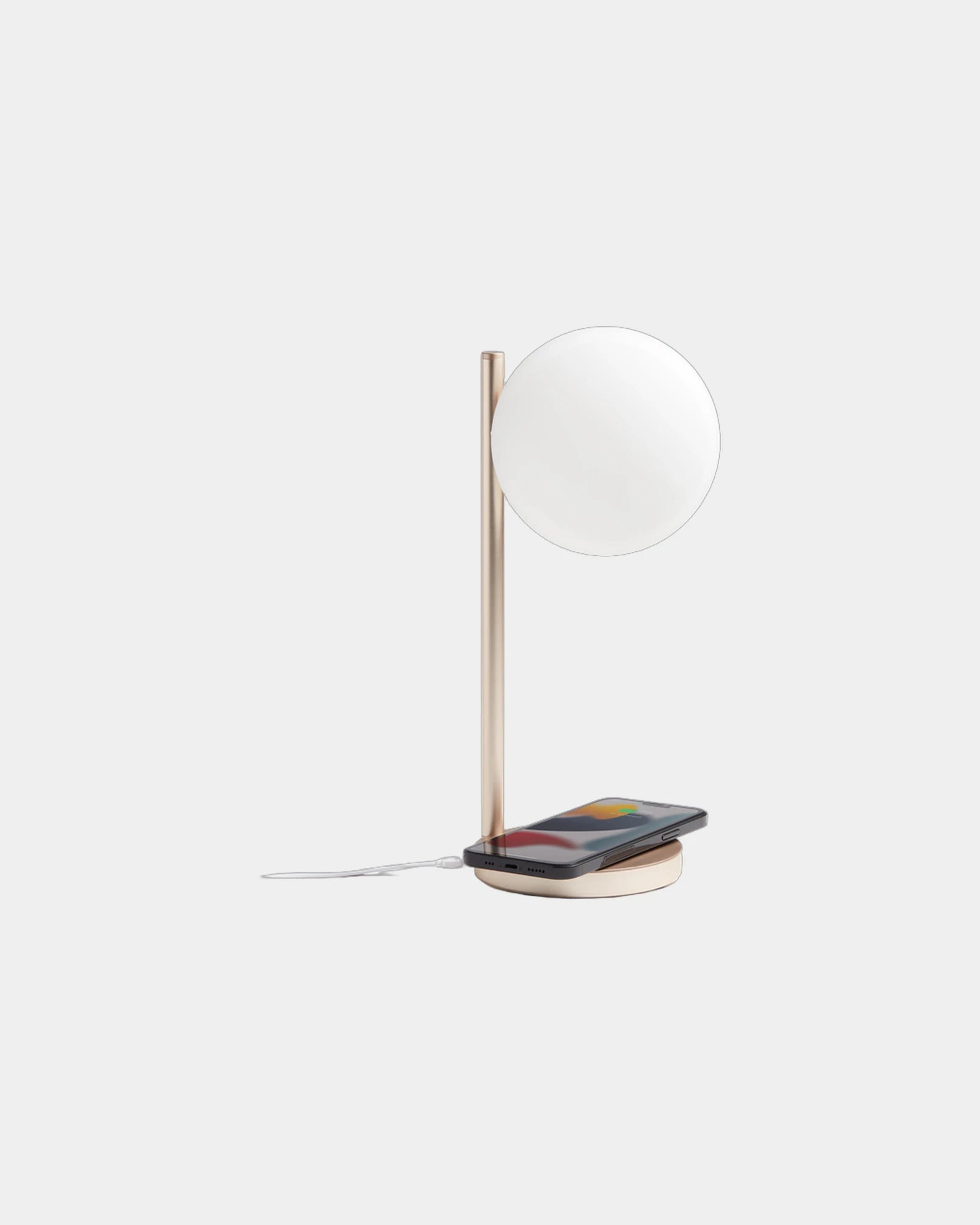 Lampka biurkowa aluminiowa Lexon Bubble Lamp z nadrukiem - 10
