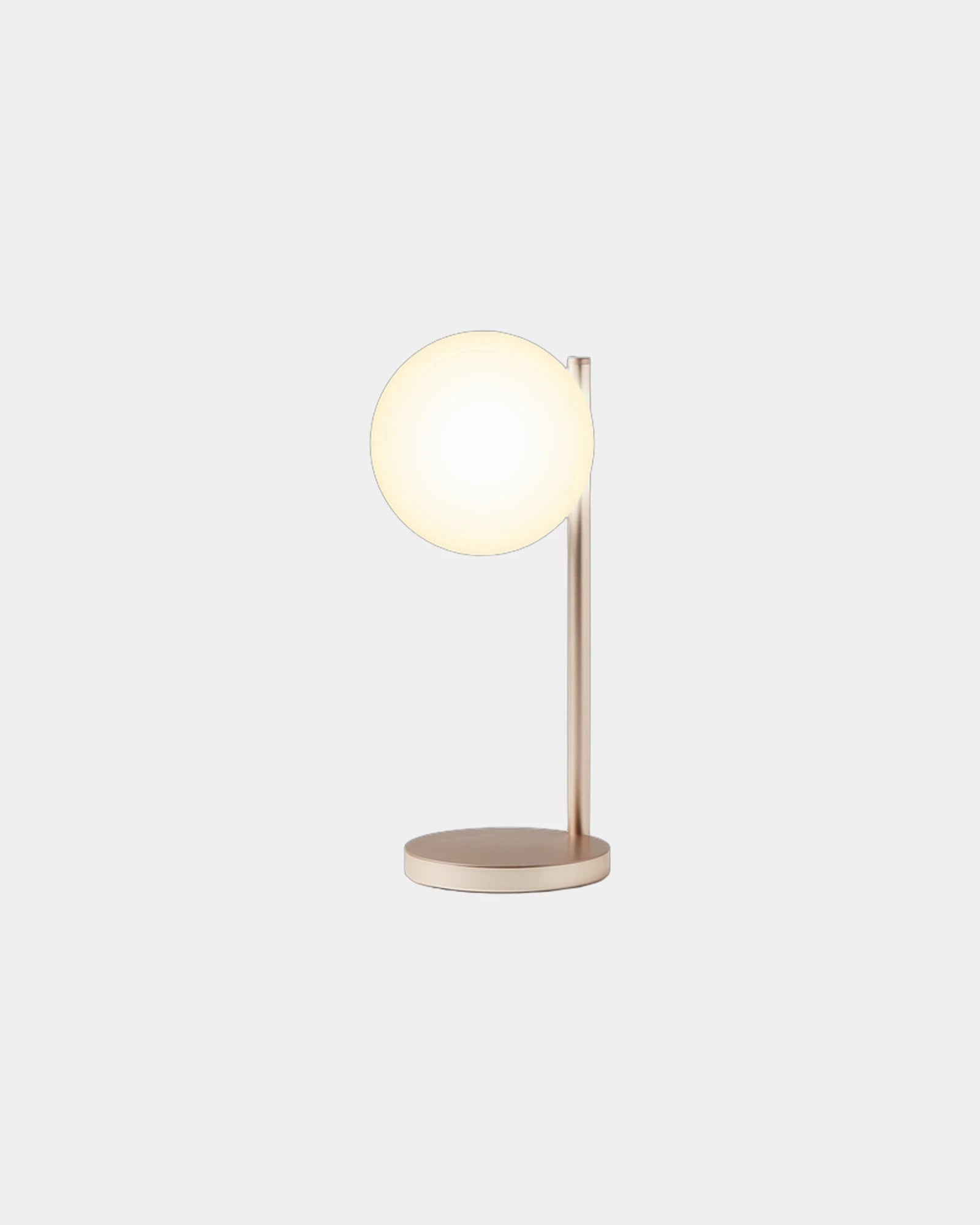 Lampka biurkowa aluminiowa Lexon Bubble Lamp z nadrukiem - Złoty