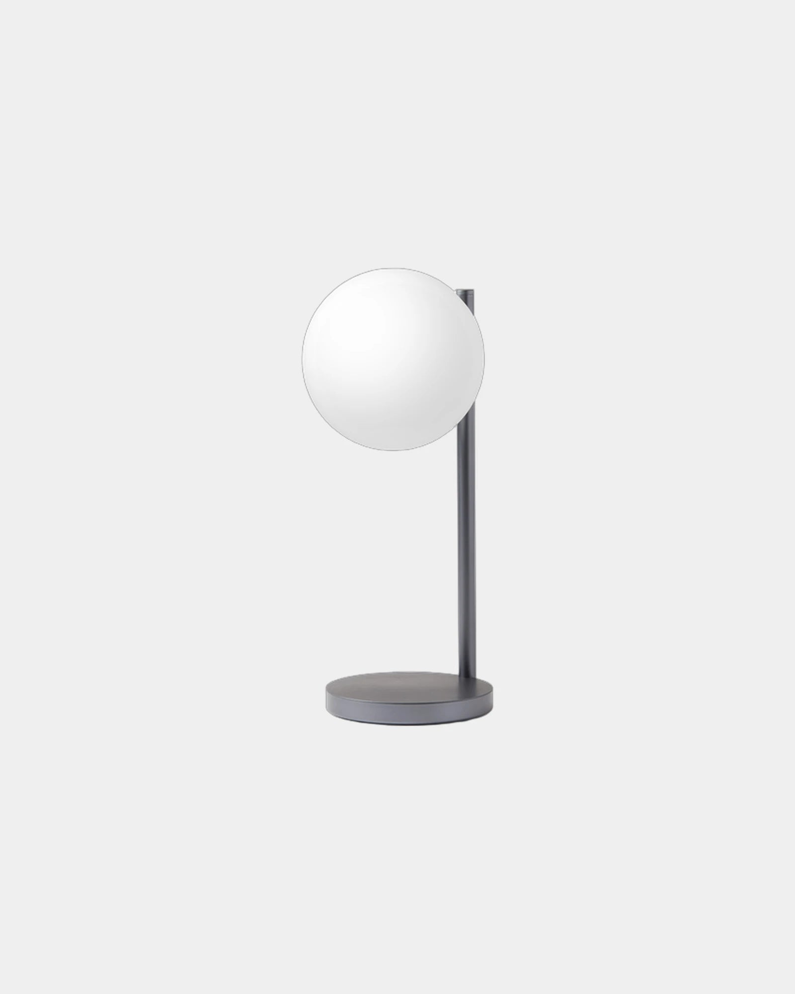 Lampka biurkowa aluminiowa Lexon Bubble Lamp z nadrukiem - Grafitowy