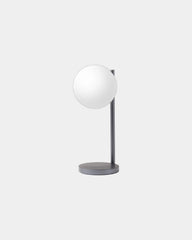 Lampka biurkowa aluminiowa Lexon Bubble Lamp z nadrukiem - Grafitowy