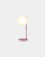 Lampka biurkowa aluminiowa Lexon Bubble Lamp z nadrukiem - Jasny róż