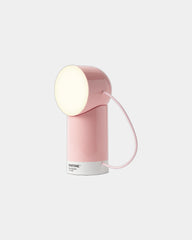 Lampa LED przenośna Lexon Orbe Light z nadrukiem - Kwarc różowy