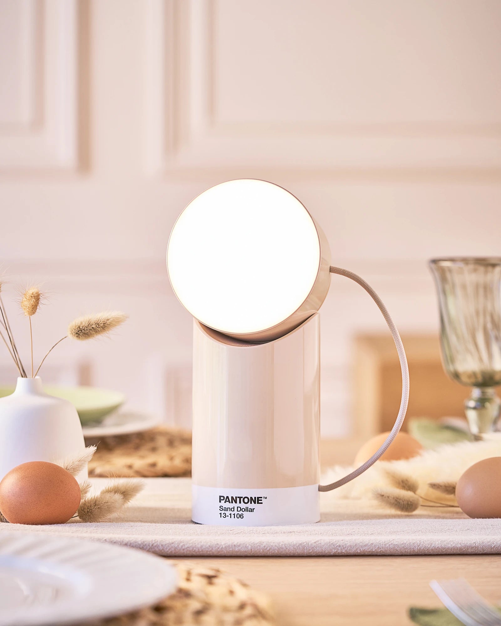 Lampa LED przenośna Lexon Orbe Light z nadrukiem - 22