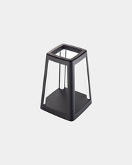 Dyfuzor zapachów Lexon Lantern ze skóry syntetycznej z nadrukiem - Czarny