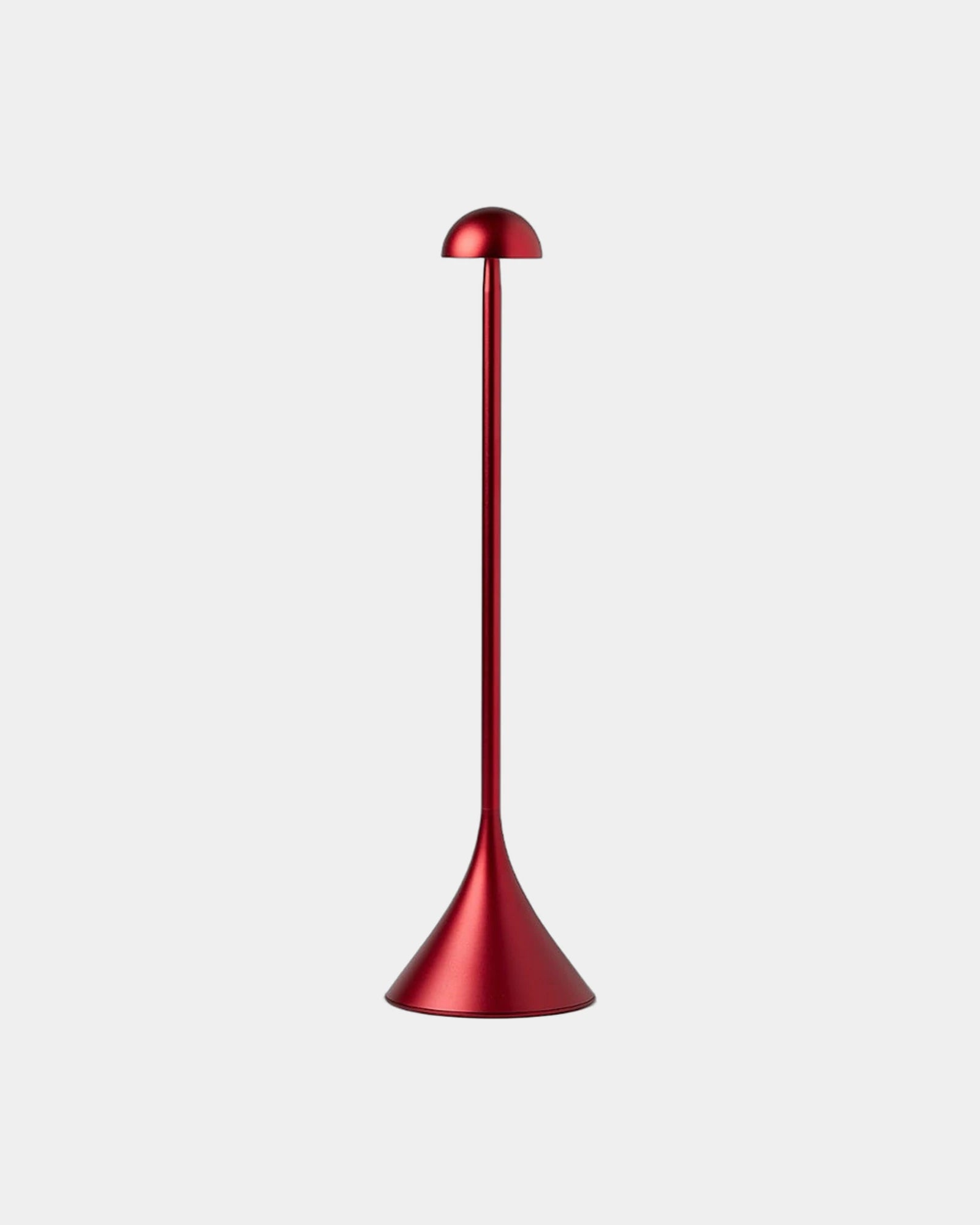 Lampe de table aluminium Lexon Steli Dome à personnaliser - Dark Red