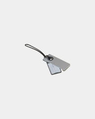 Zawieszka na bagaż aluminiowa Lexon Neo Luggage Tag z nadrukiem - Aluminium