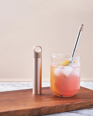 Słomka wielokrotnego użytku ze stali Lexon Nomaday UV Straw z nadrukiem - 8