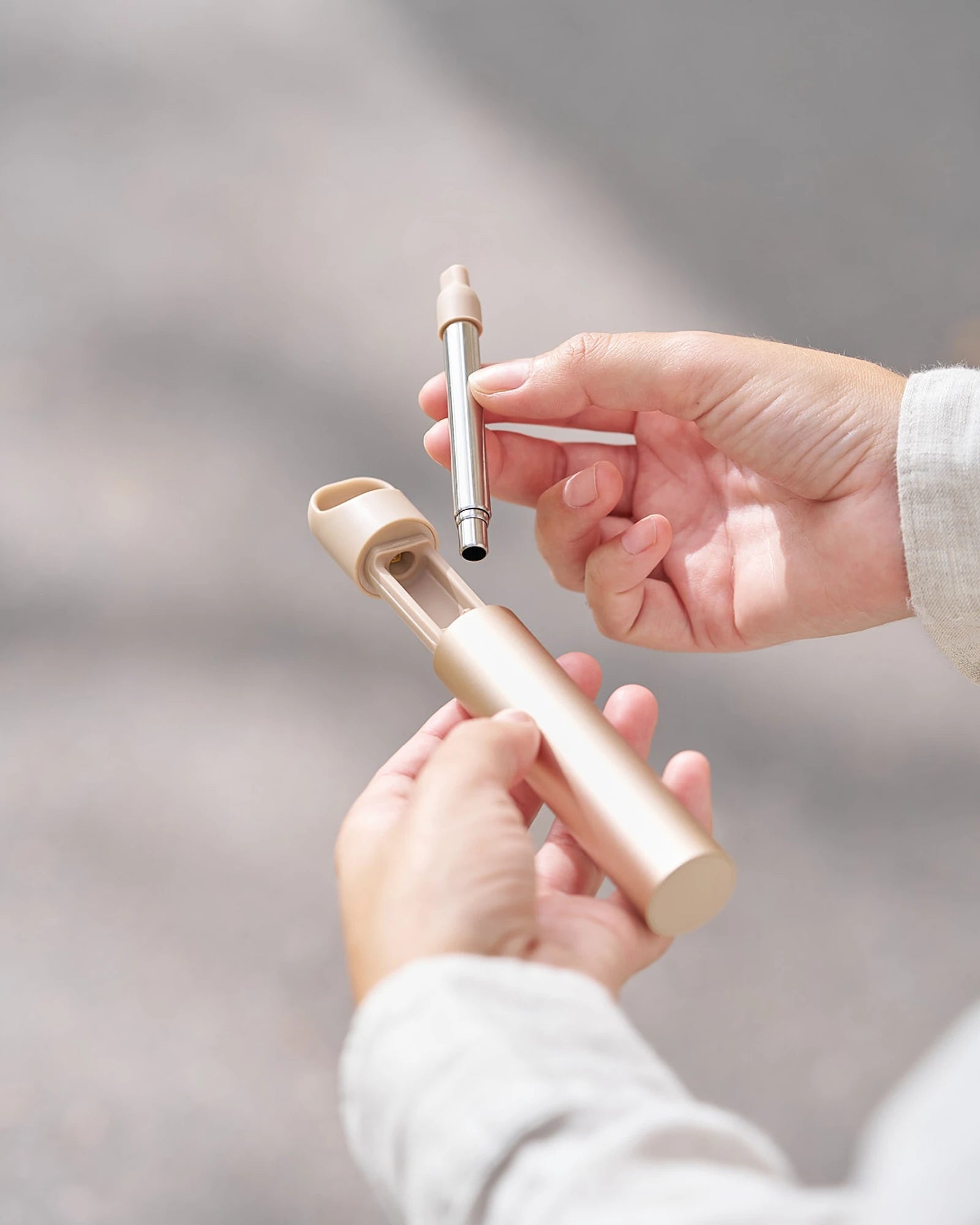 Słomka wielokrotnego użytku ze stali Lexon Nomaday UV Straw z nadrukiem - 9