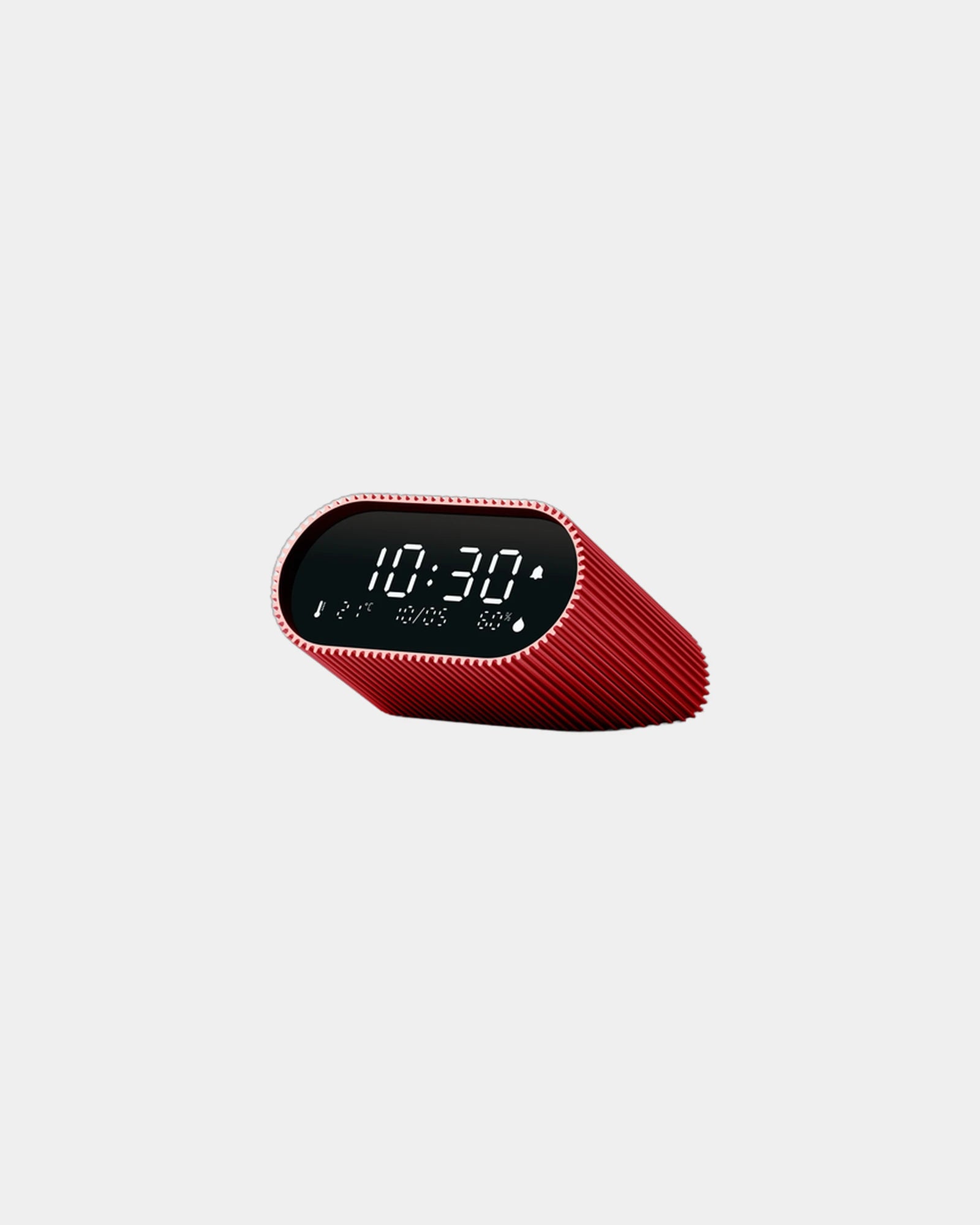Lampa-budzik aluminiowa Lexon Ray Clock z nadrukiem - 23