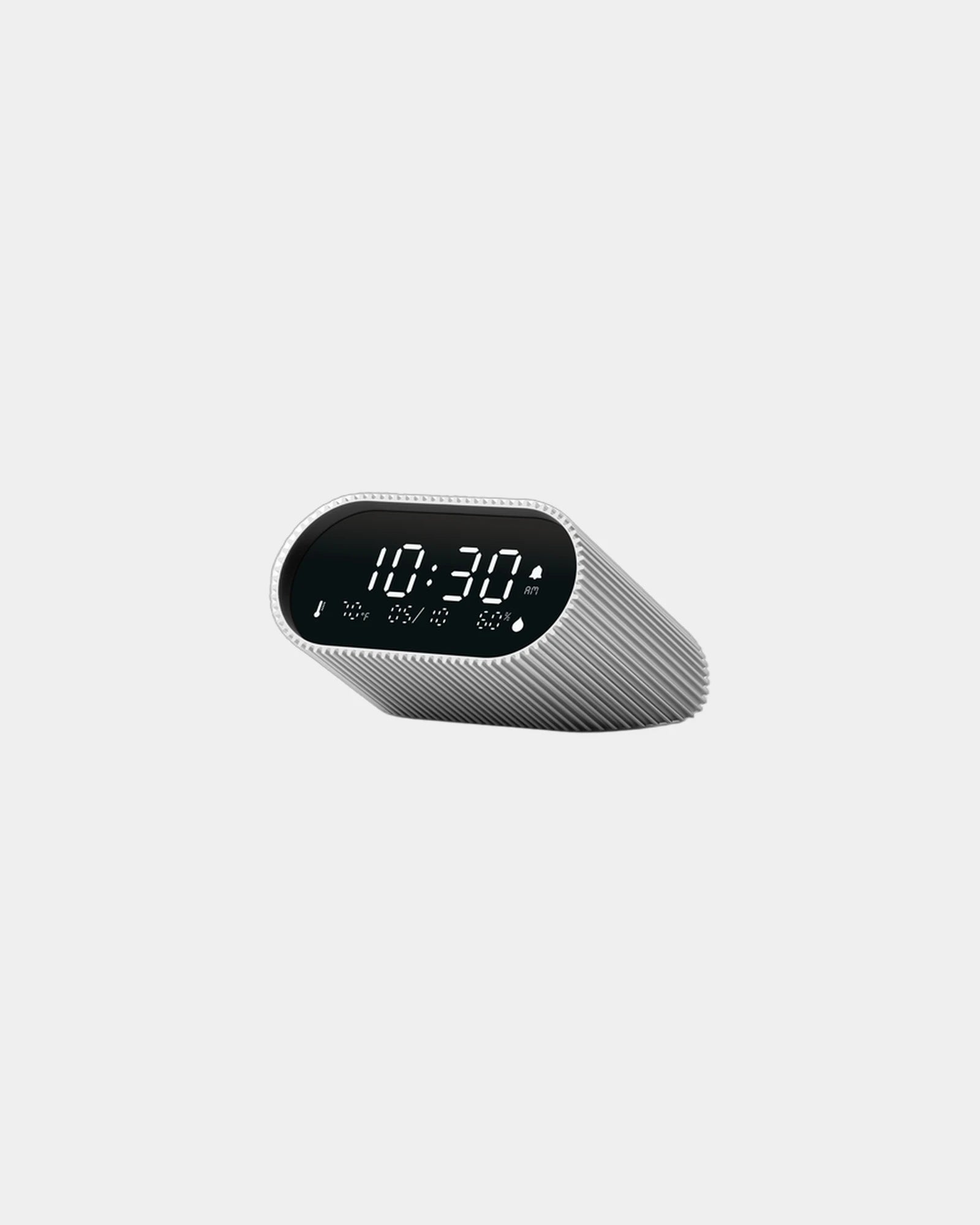 Lampa-budzik aluminiowa Lexon Ray Clock z nadrukiem - 20
