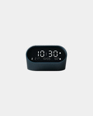Lampa-budzik aluminiowa Lexon Ray Clock z nadrukiem - Oceaniczny niebieski
