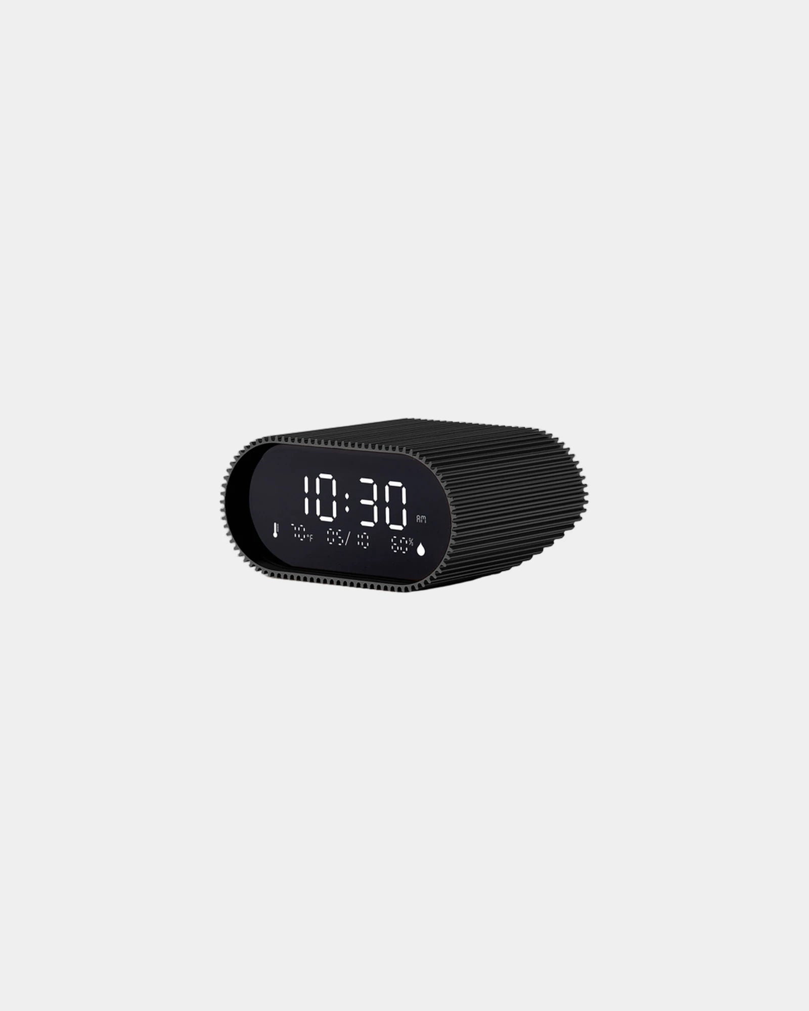 Lampa-budzik aluminiowa Lexon Ray Clock z nadrukiem - 5