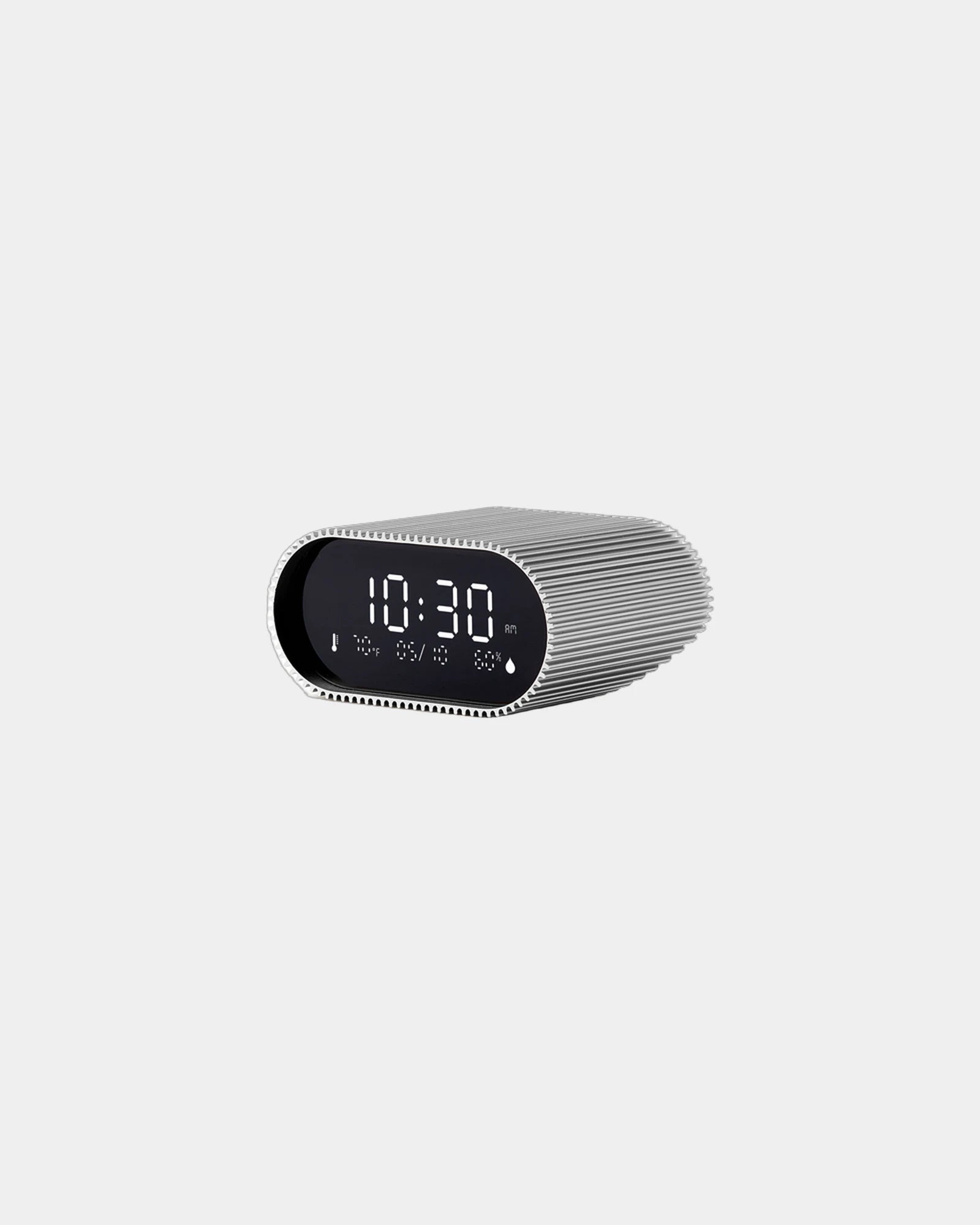 Lampa-budzik aluminiowa Lexon Ray Clock z nadrukiem - 21