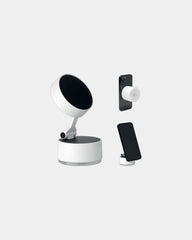 Uchwyt magnetyczny na telefon ABS Magphone z nadrukiem - Biały