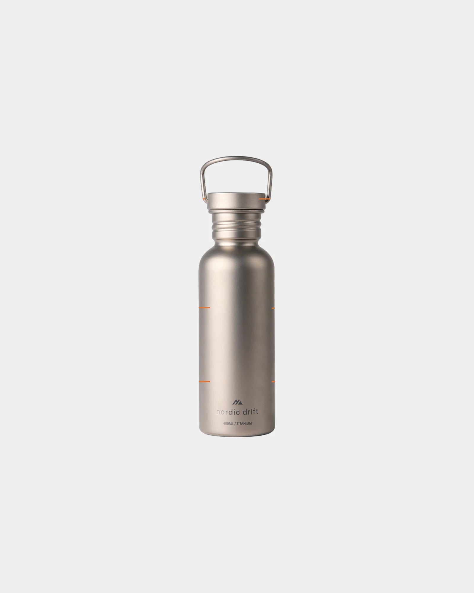 Butelka tytanowa ultralekka 600 ml z nadrukiem - 1