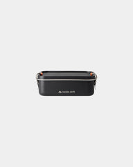 Lunch box ze stali nierdzewnej z recyklingu 1200 ml z nadrukiem - Czarny