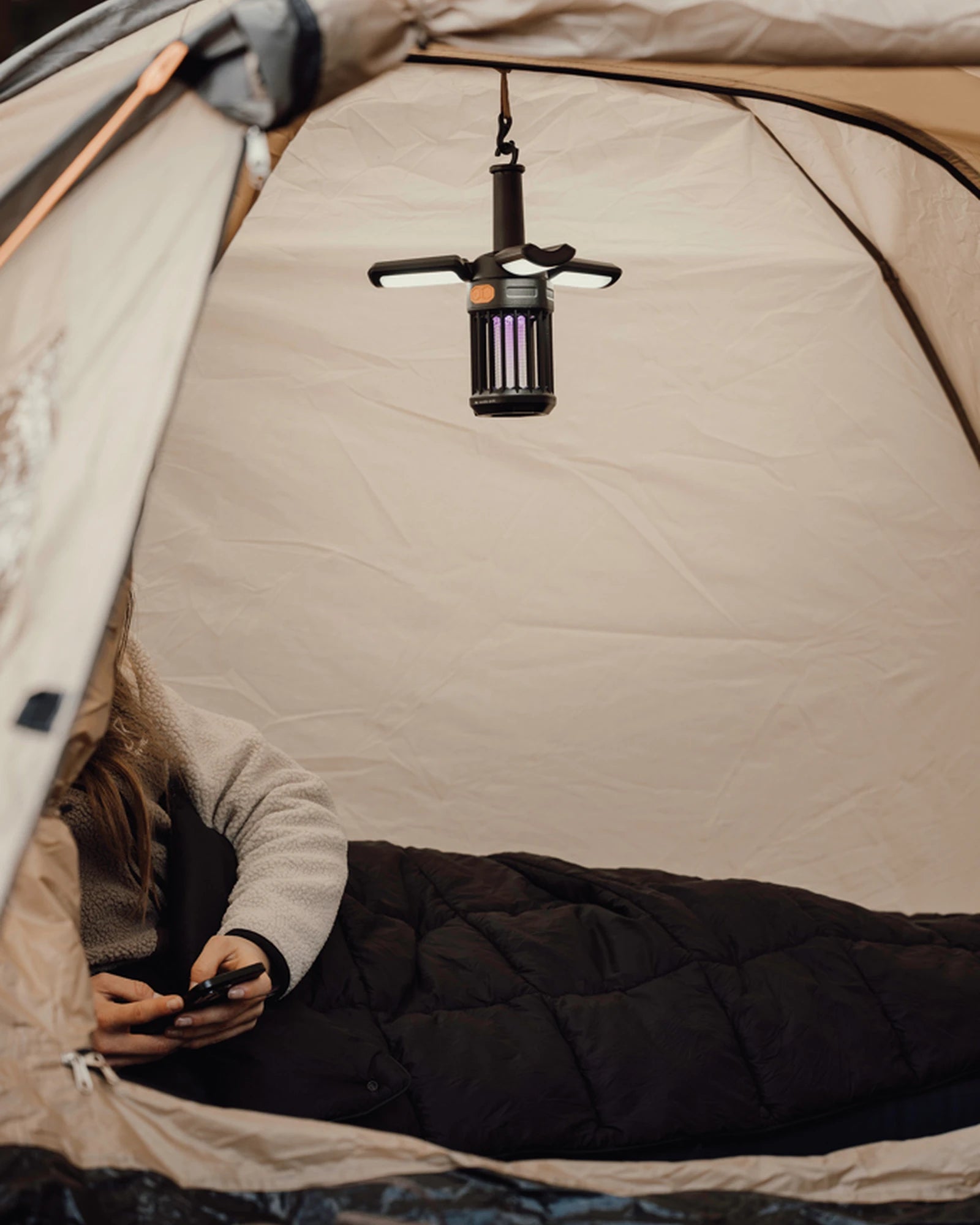 Lampa kempingowa przeciwko komarom Titan z nadrukiem - 8