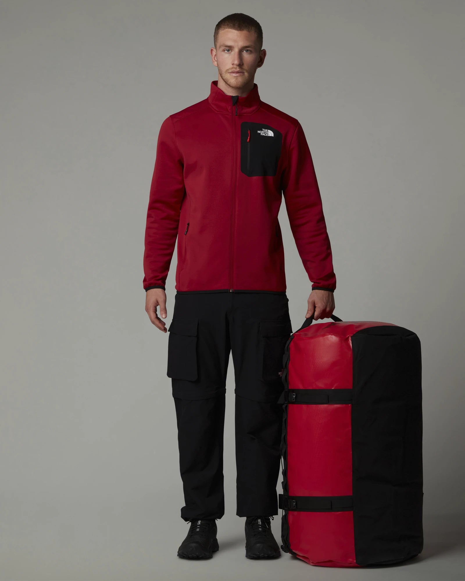 Torba podróżna z poliestru z recyklingu The North Face 132L z nadrukiem - 17