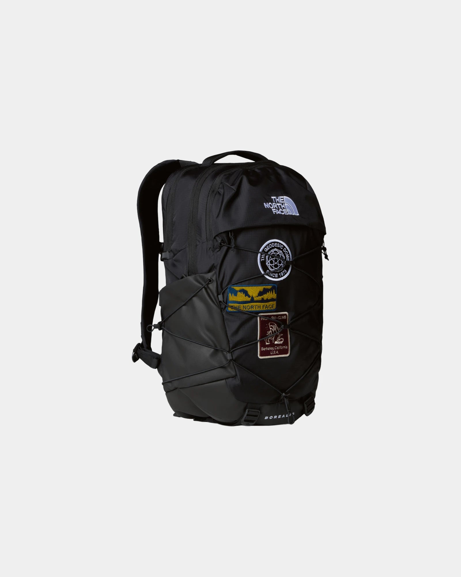 Plecak z recyklingu The North Face Borealis 28 l z nadrukiem - TNF Czarny U Borealis Patch-TNF Biały
