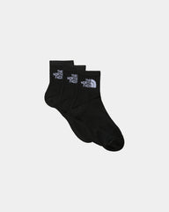 Skarpetki amortyzowane The North Face Multi Sport z nadrukiem - Czarny