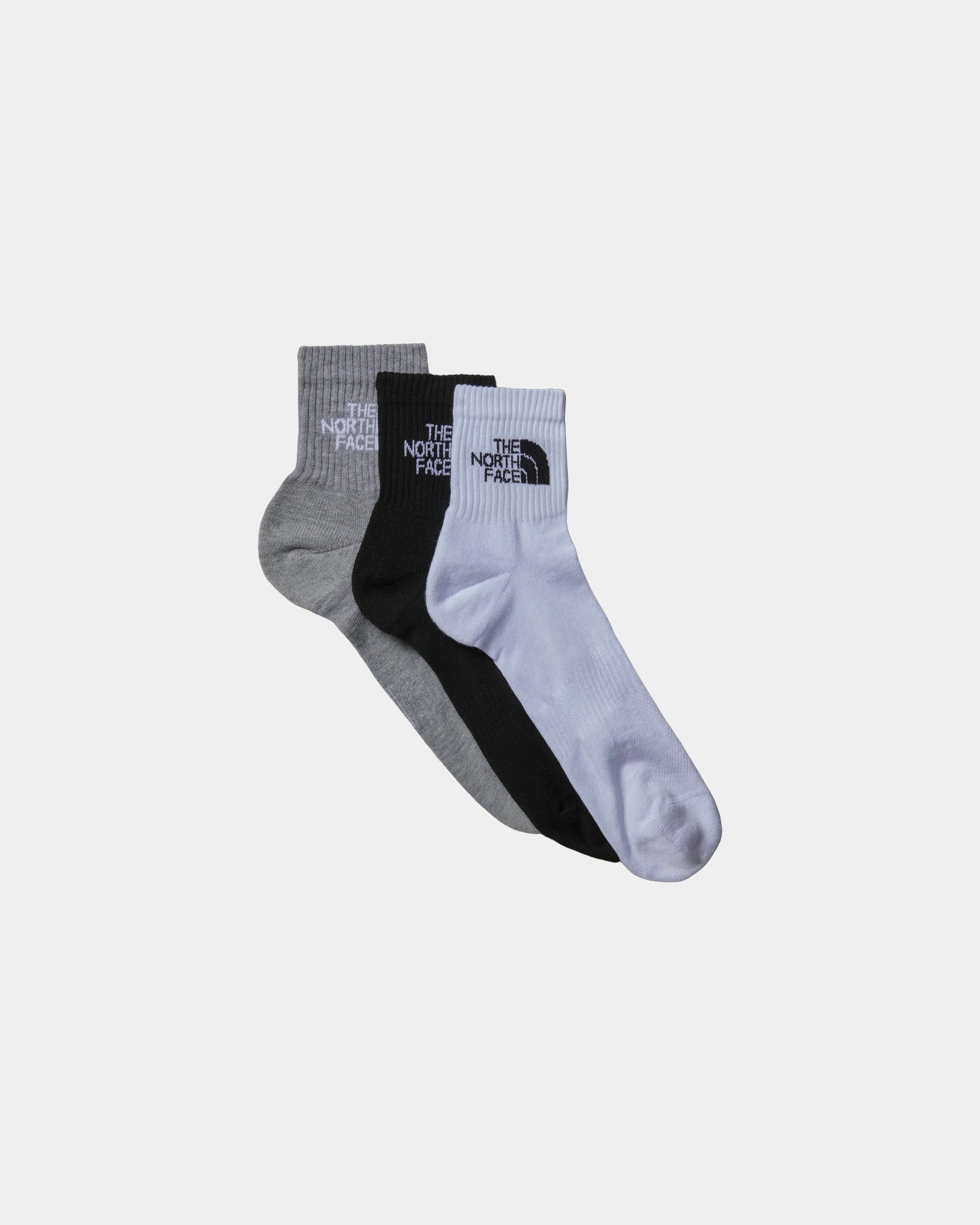 Skarpetki amortyzowane The North Face Multi Sport z nadrukiem - Czarny mix