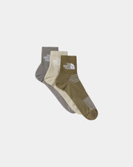 Skarpetki amortyzowane The North Face Multi Sport z nadrukiem - Stone Slab-Desert Stone-Cedar
