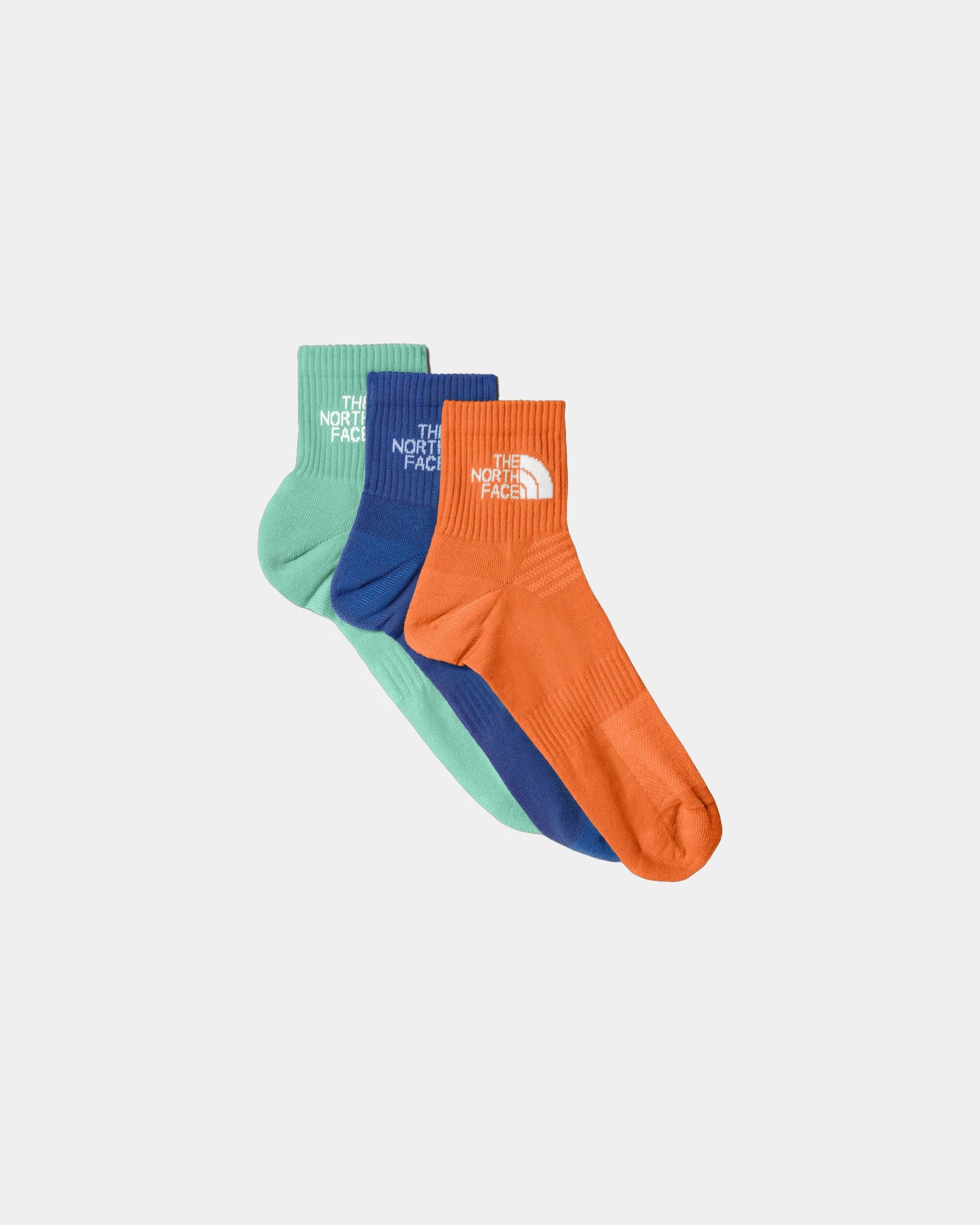 Skarpetki amortyzowane The North Face Multi Sport z nadrukiem - Papaya-Bright Foam-Indigo Plum