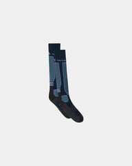 Skarpety narciarskie do kolan The North Face Resort z nadrukiem - Midnight Petrol-Algae Blue