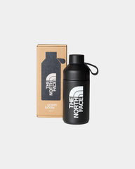 Butelka termiczna ze stali z recyklingu The North Face 0,65 l z nadrukiem - Czarny