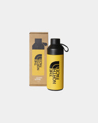Butelka termiczna ze stali nierdzewnej z recyklingu The North Face 0,9 l z nadrukiem - Summit Gold-Czarny