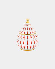Puszka na ciastka porcelanowa Alessi Delight z nadrukiem - Wielokolorowy
