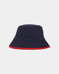 Dwustronny kapelusz bucket z nadrukiem - 5